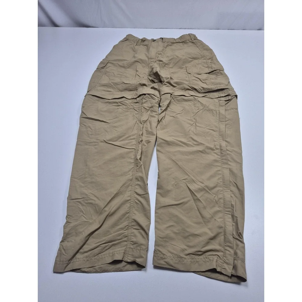 REI Convertible Pants Mens 32x32 Beige Nylon Zip Off Hiking UPF 50+ Outdoor